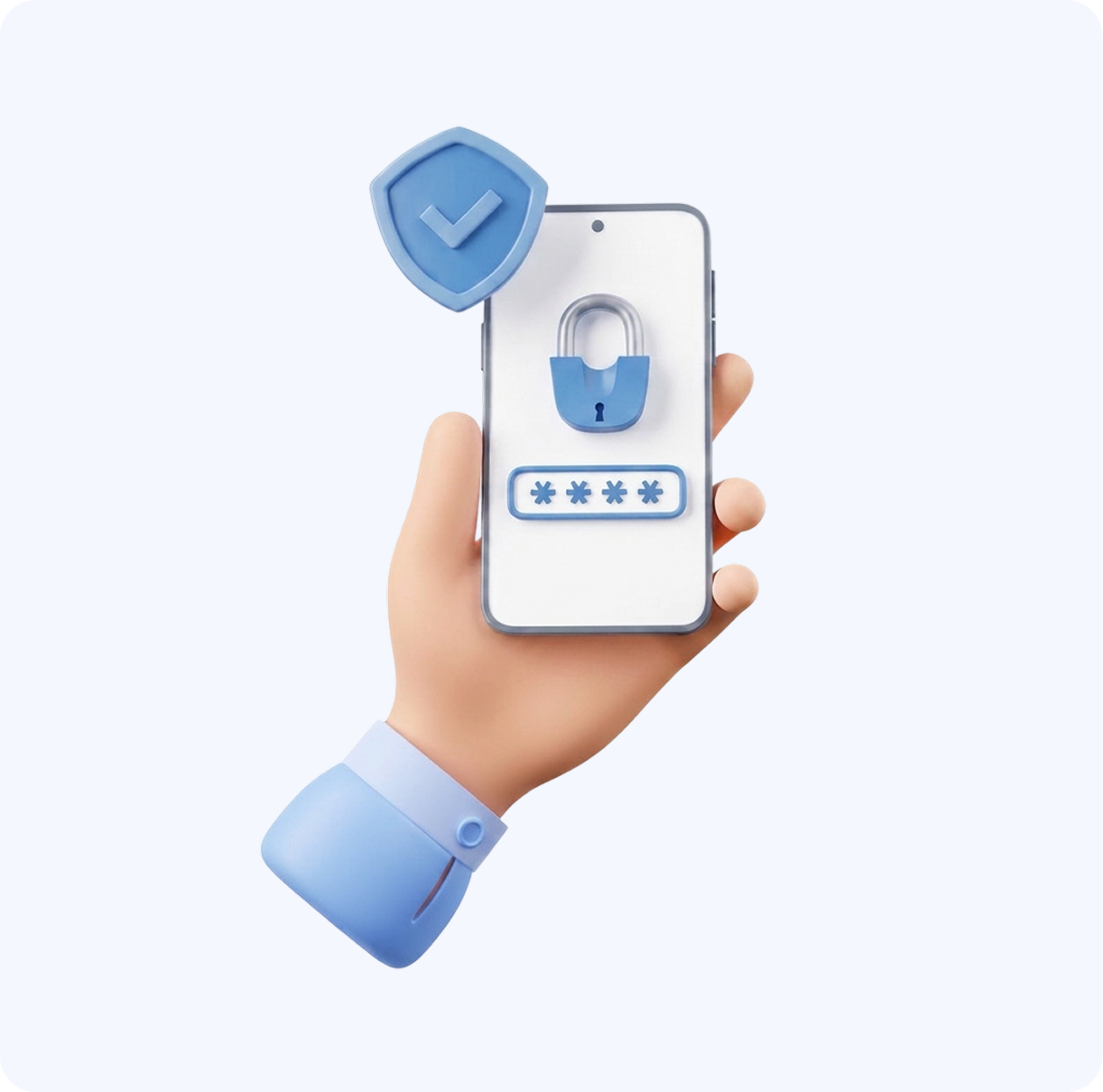 Secure login illustration